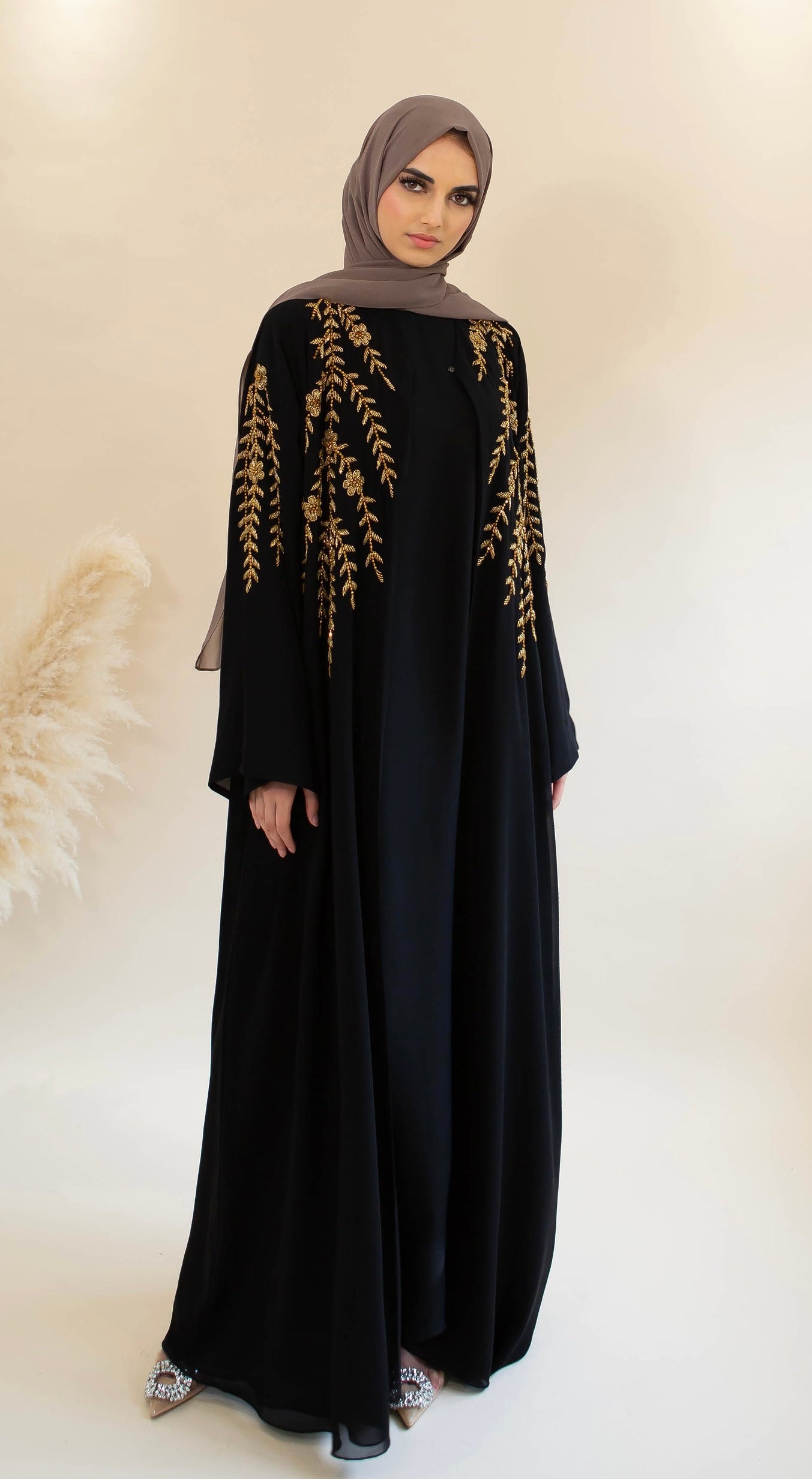 freya embellished abaya 
